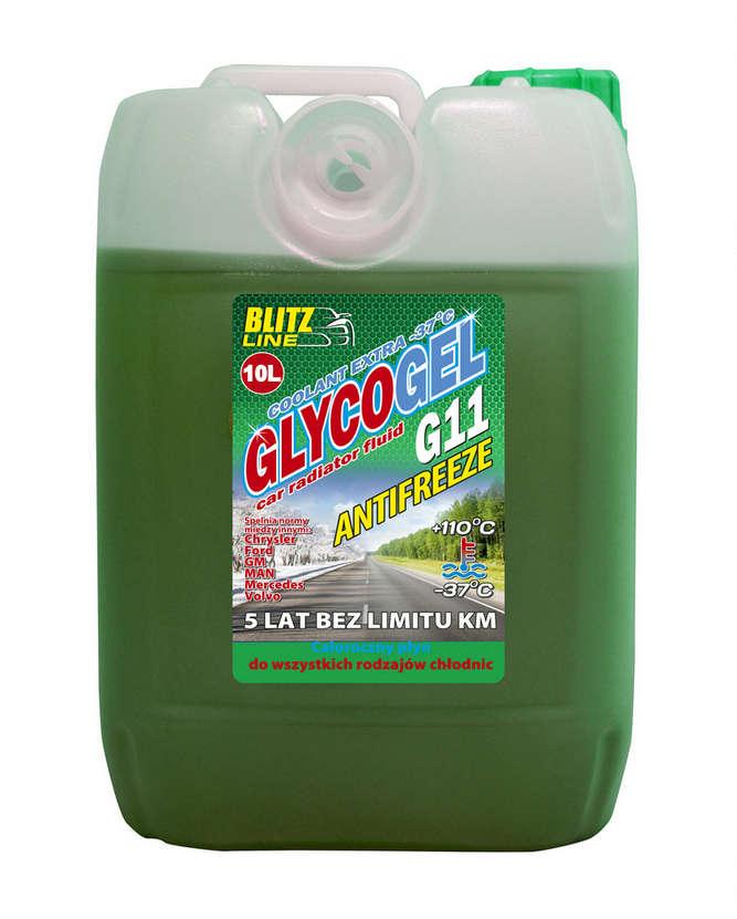Антифриз BioLine Poland (Blitz Line) Glycogel G11 ready-mix -37°C зелений